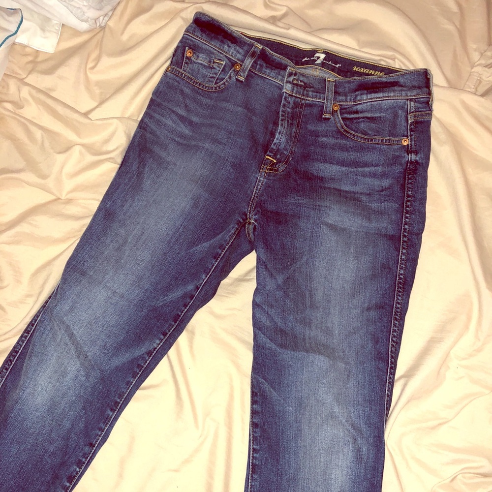 7 for all man kind frayed jeans